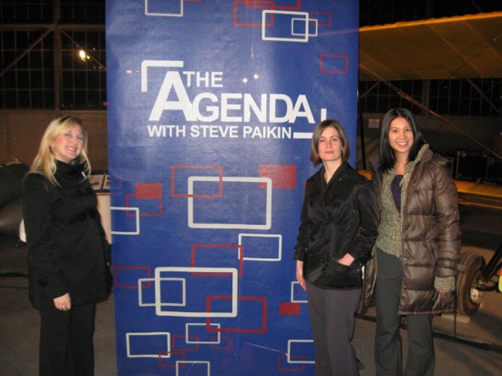 angeda03 At the filming of the Agenda. We had to take a picture (i.e. I made us)