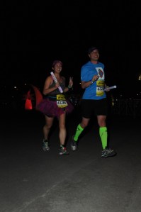 Mei and Dan still running stride for stride.