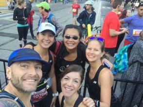 Cliff's selfie with Melly, Mei, Lynne and Cathy.